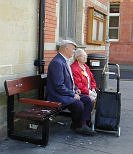 Couple on bench