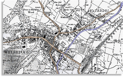 Map of Welshpool