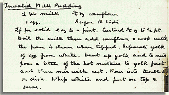 Invalid Milk Pudding