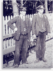 Staff at Knighton Station