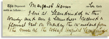 Deposition of Margaret Harris